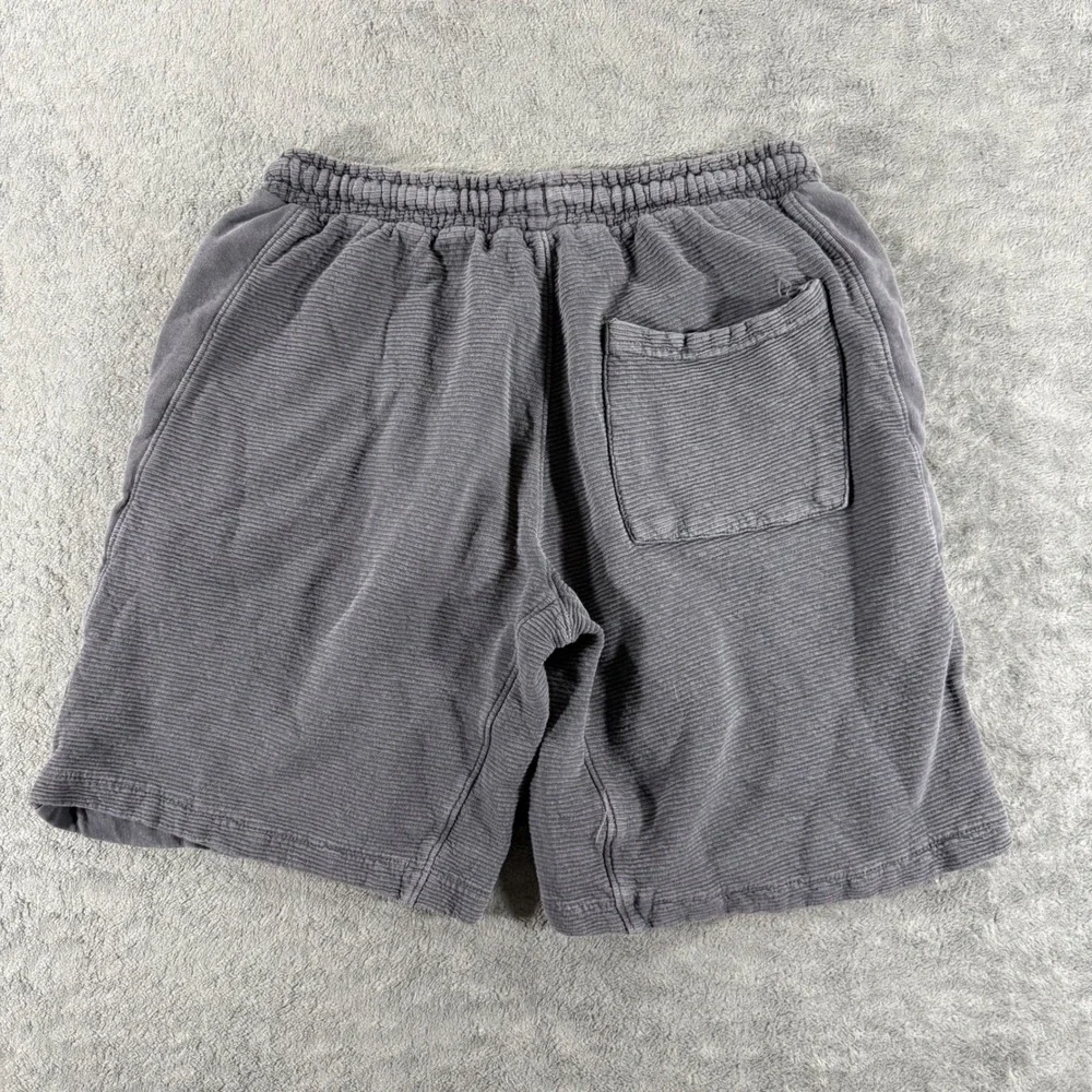 Zara Corduroy Shorts Kids 13-14 Grey Excellent Stretch Elastic Waist Casual